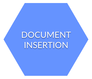 document insertion and order fulfillment